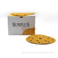 6 Inch 150mm Gold Paper Sanding Abrasive Disc